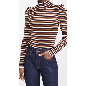 Veronica Beard Cedar Striped Turtleneck Size XS